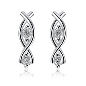 Silver Earrings LSE777