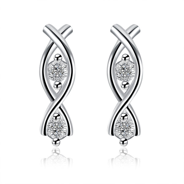 Silver Earrings LSE777