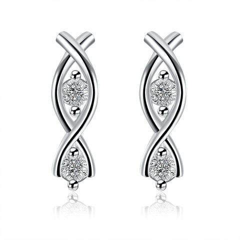 Silver Earrings LSE777