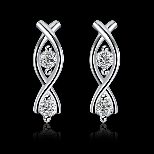 Silver Earrings LSE777