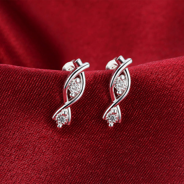 Silver Earrings LSE777