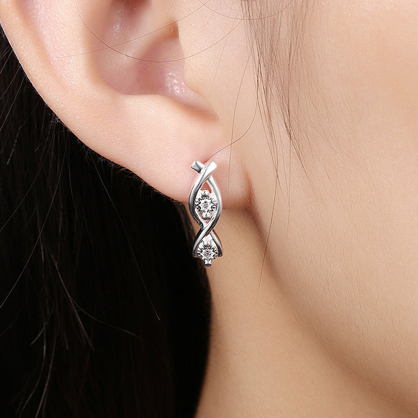 Silver Earrings LSE777