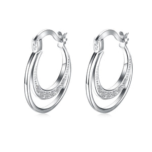 Silver Earrings LSE779