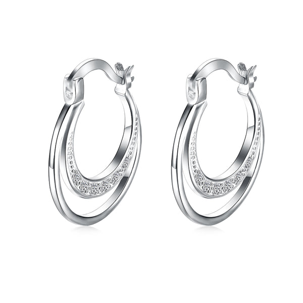 Silver Earrings LSE779