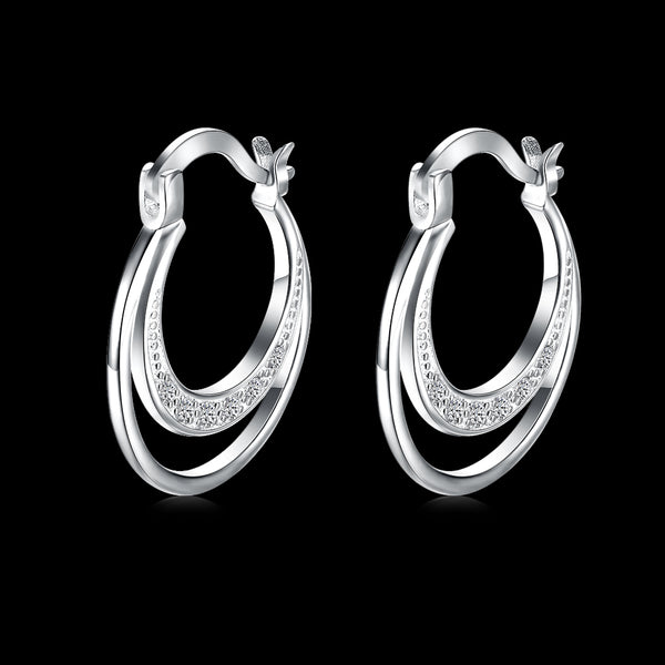 Silver Earrings LSE779