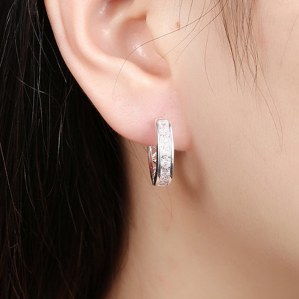 Silver Earrings LSE783