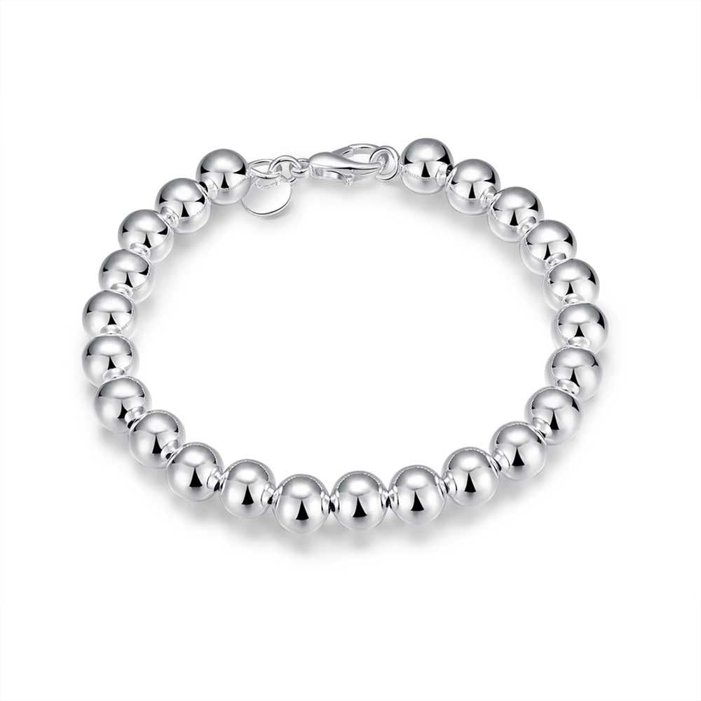 Lucky Silver - Silver Designer Hollow Ball Bracelet - LOCAL STOCK - LSH126