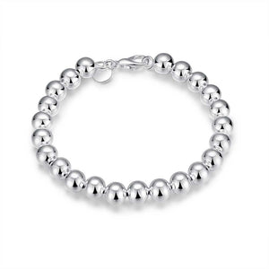 Lucky Silver - Silver Designer Hollow Ball Bracelet - LOCAL STOCK - LSH126