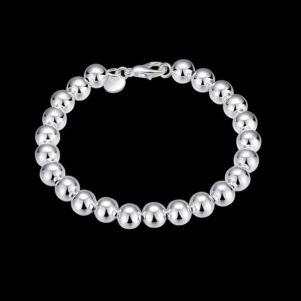 Lucky Silver - Silver Designer Hollow Ball Bracelet - LOCAL STOCK - LSH126