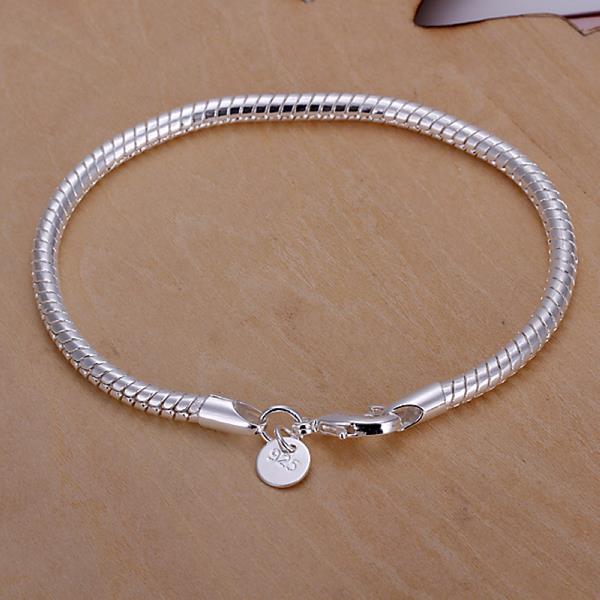 Lucky Silver - Silver Designer Snake Chain Bracelet - LOCAL STOCK - LSH159