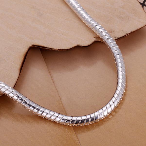 Lucky Silver - Silver Designer Snake Chain Bracelet - LOCAL STOCK - LSH159