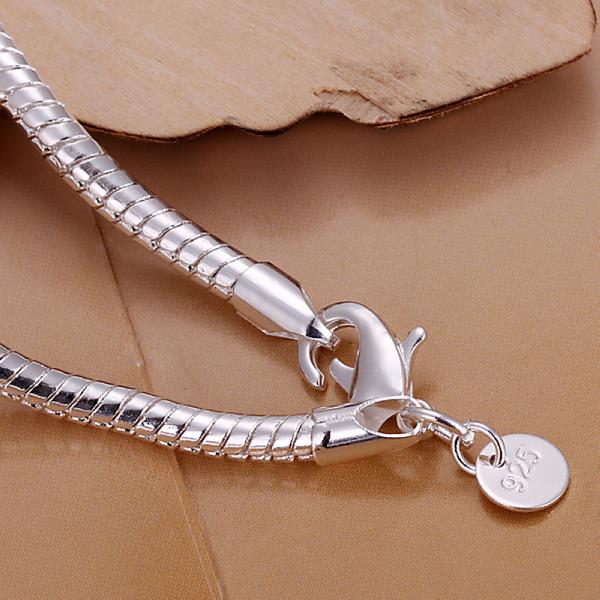 Lucky Silver - Silver Designer Snake Chain Bracelet - LOCAL STOCK - LSH159