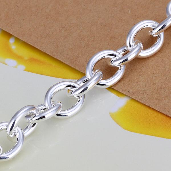 Lucky Silver - Silver Designer Bracelet with Heart Disc Pendant - LOCAL STOCK - LSH268