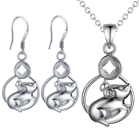 Silver Kids Jewelry Set LST072