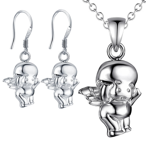 Silver Kids Jewelry Set LST073