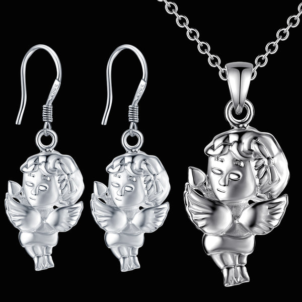 Silver Kids Jewelry Set LST078