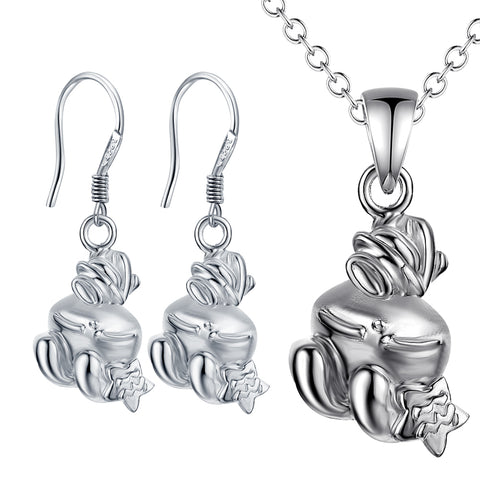 Silver Kids Jewelry Set LST080