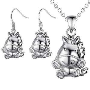 Silver Kids Jewelry Set LST084