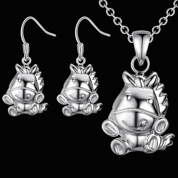Silver Kids Jewelry Set LST084