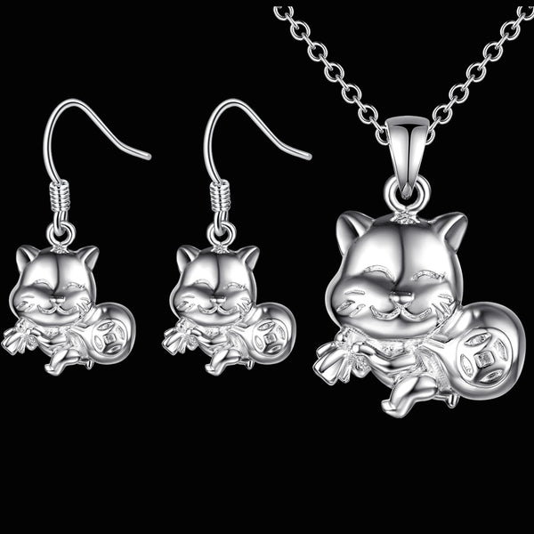 Silver Kids Jewelry Set LST085