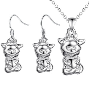 Silver Kids Jewelry Set LST087