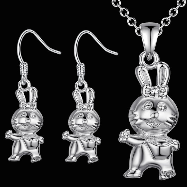 Silver Kids Jewelry Set LST088