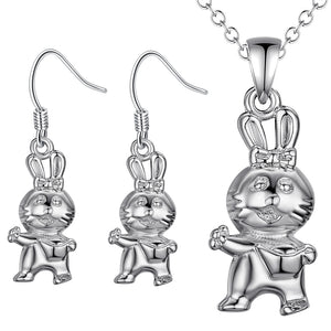 Silver Kids Jewelry Set LST088