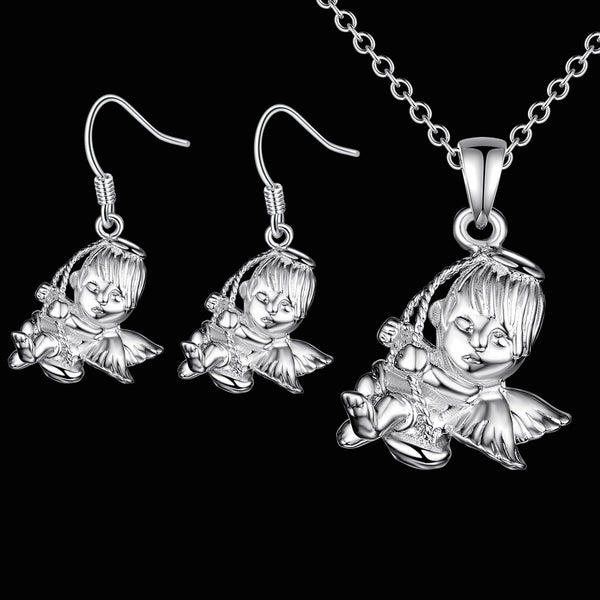 Silver Kids Jewelry Set LST089