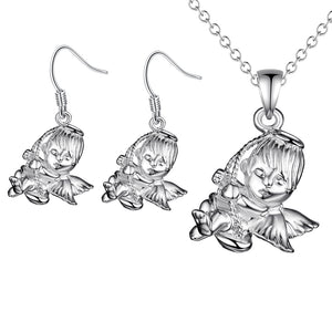 Silver Kids Jewelry Set LST089
