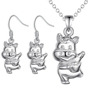 Silver Kids Jewelry Set LST093