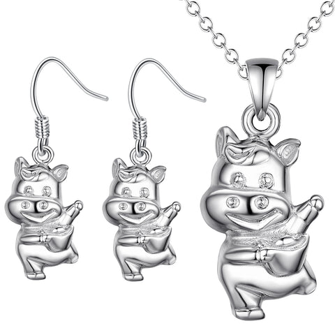 Silver Kids Jewelry Set LST093