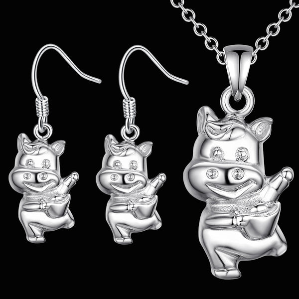 Silver Kids Jewelry Set LST093