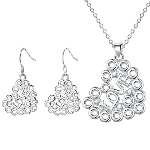 Silver Jewelry Set LST411
