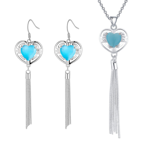 Silver Jewelry Set LST416