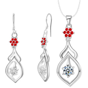 Silver Jewelry Set LST434