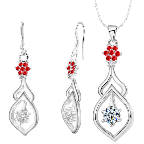 Silver Jewelry Set LST434