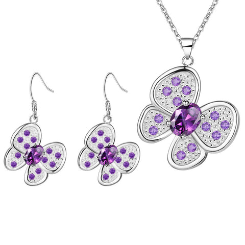 Silver Jewelry Set LST439