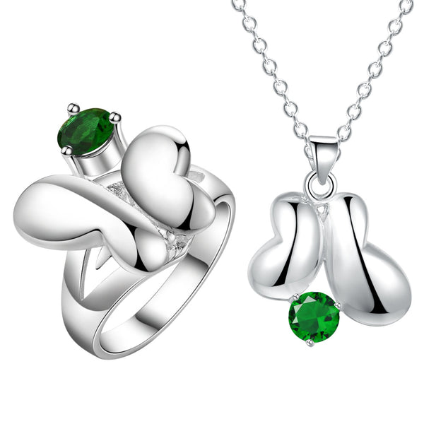 Silver Jewelry Set LST573