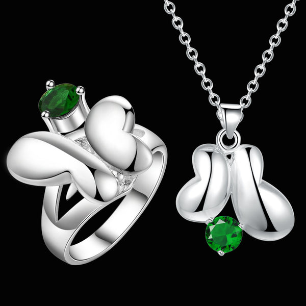Silver Jewelry Set LST573