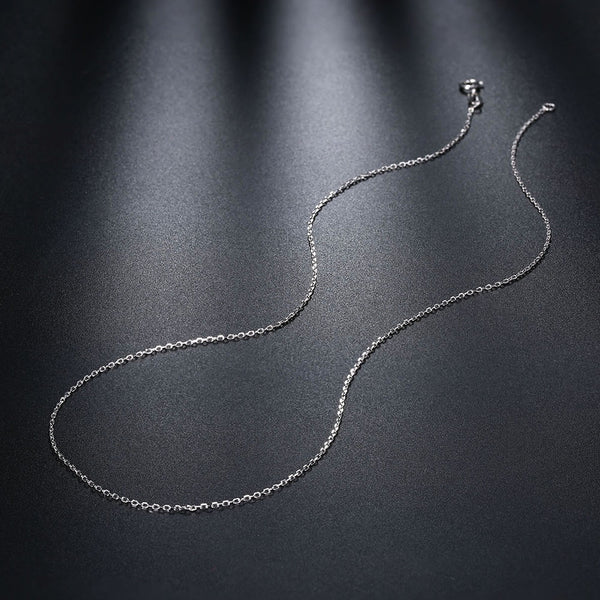 925 Sterling Silver Chain LSSVC011 *1MM Rolo 18inch