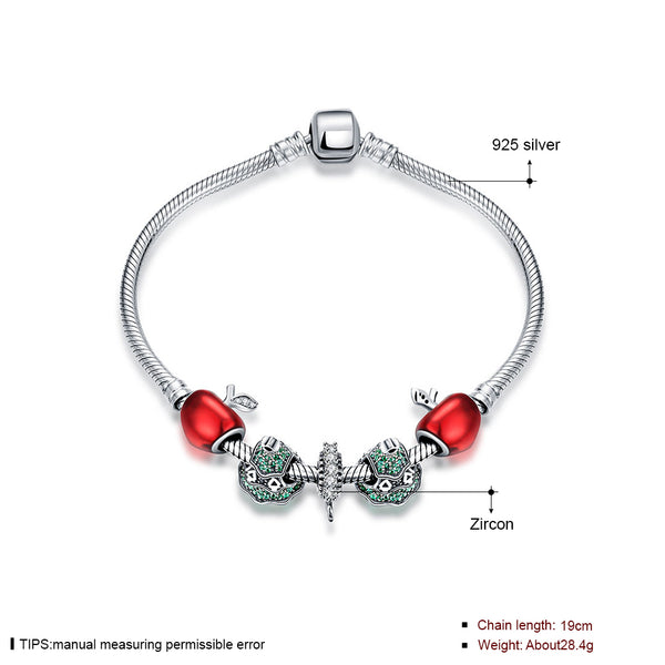 925 Sterling Silver Bracelet LSSVH004