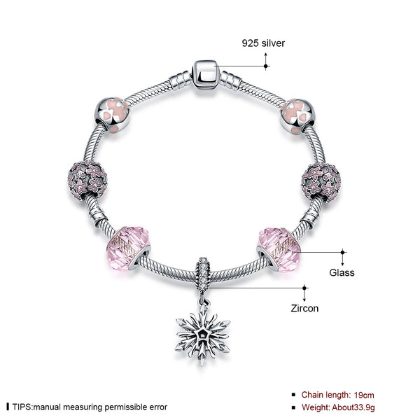 925 Sterling Silver Bracelet LSSVH006