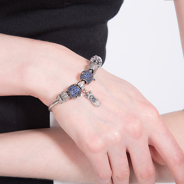 925 Sterling Silver Bracelet LSSVH008