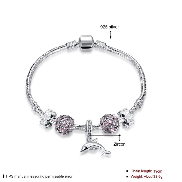 925 Sterling Silver Bracelet LSSVH014