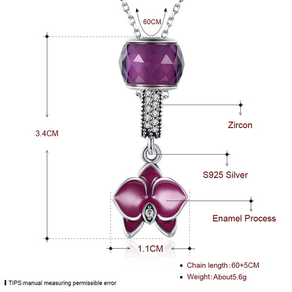 925 Sterling Silver Necklace LSSVM004