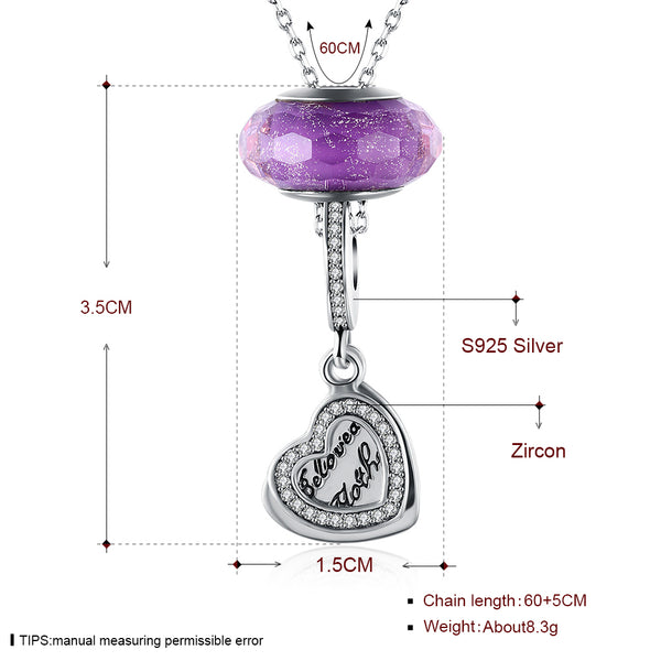 925 Sterling Silver Necklace LSSVM008