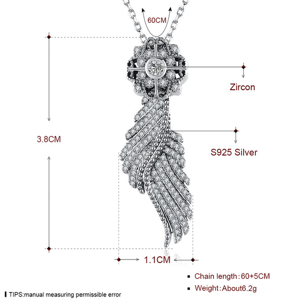 925 Sterling Silver Necklace LSSVM010