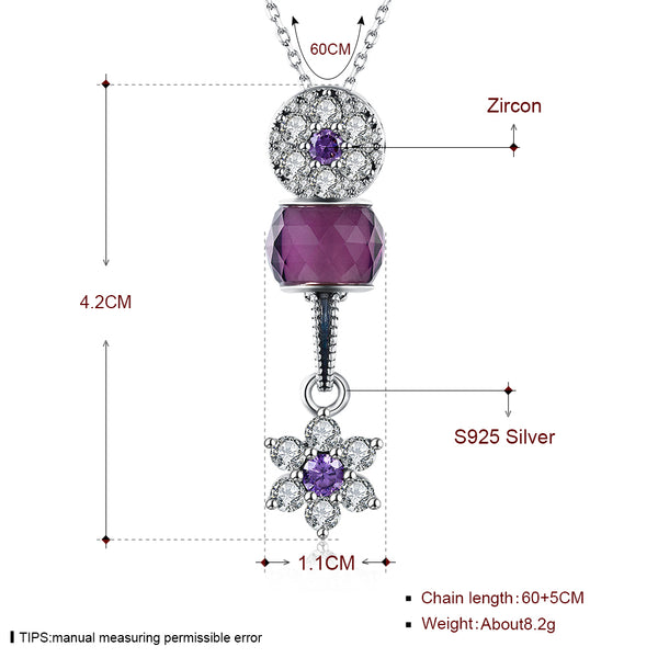 925 Sterling Silver Necklace LSSVM017