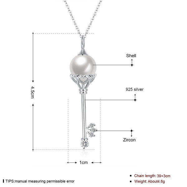 925 Sterling Silver Necklace LSSVN053