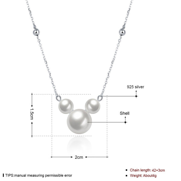 925 Sterling Silver Necklace LSSVN055